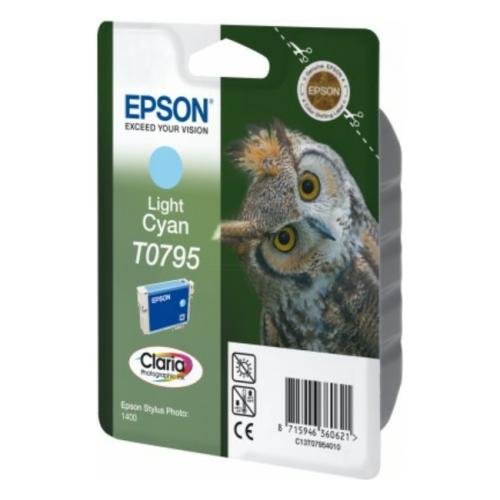 Epson spausdinimo kasetė žydra nuotrauka (C13T07954010 / T0795)