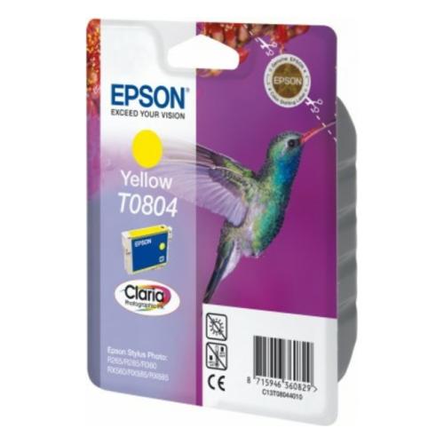 Epson spausdinimo kasetė geltona (C13T08044011 / T0804)