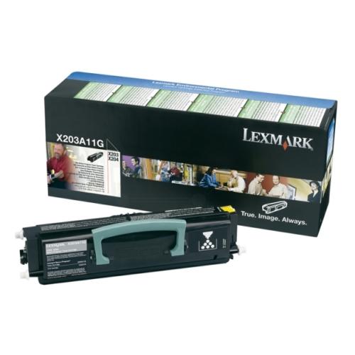 Lexmark tonerio kasetė juoda (X203A11G / 0X203A11G) (Grąžinimas)