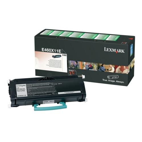 Lexmark tonerio kasetė juoda (E460X11E / 0E460X11E) (Grąžinimas, high capacity)