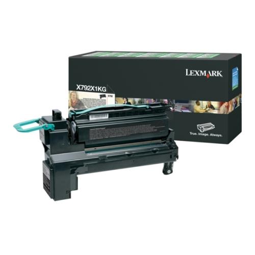 Lexmark tonerio kasetė juoda (X792X1KG / 0X792X1KG) (Grąžinimas)