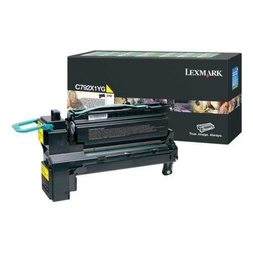 Lexmark tonerio kasetė geltona (C792X1YG / 0C792X1YG) (Grąžinimas, high capacity)