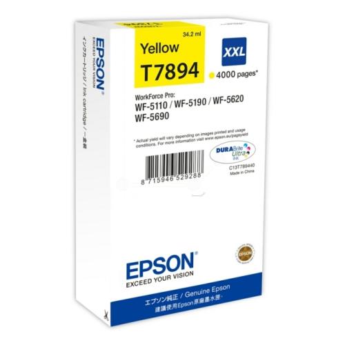 Epson spausdinimo kasetė geltona (C13T789440 / T7894XXL) (high capacity)