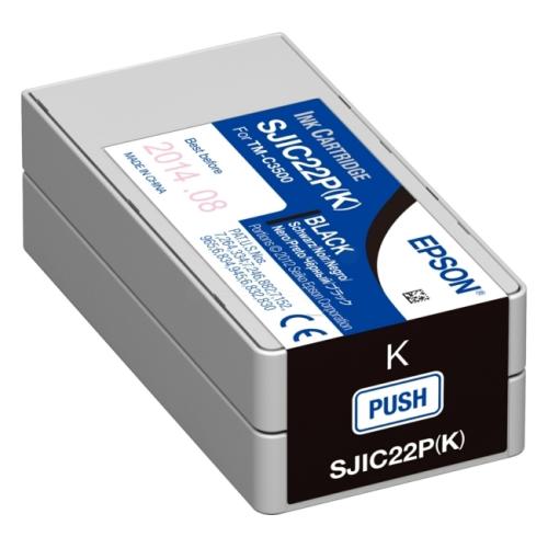 Epson spausdinimo kasetė juoda (C33S020601 / SJIC22P(K))