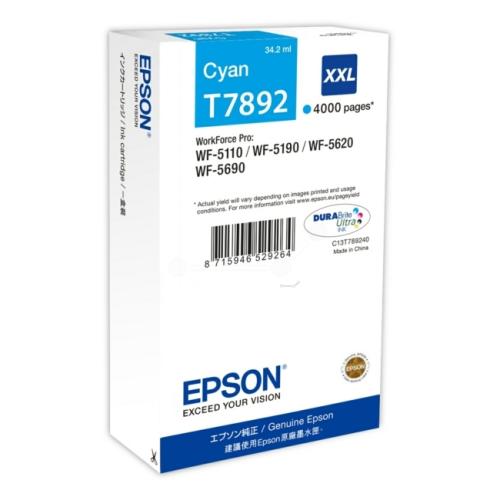 Epson spausdinimo kasetė žydra (C13T789240 / T7892XXL) (high capacity)