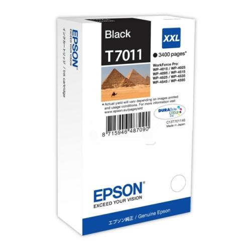 Epson spausdinimo kasetė juoda (C13T70114010 / T7011)