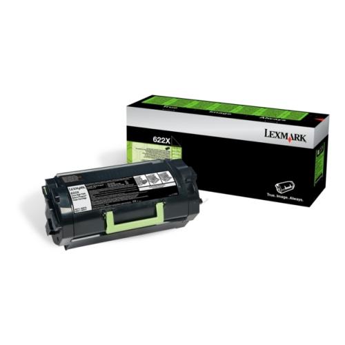 Lexmark tonerio kasetė juoda (62D2X00 / 622X) (Grąžinimas, high capacity)