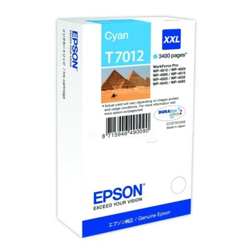 Epson spausdinimo kasetė žydra (C13T70124010 / T7012)