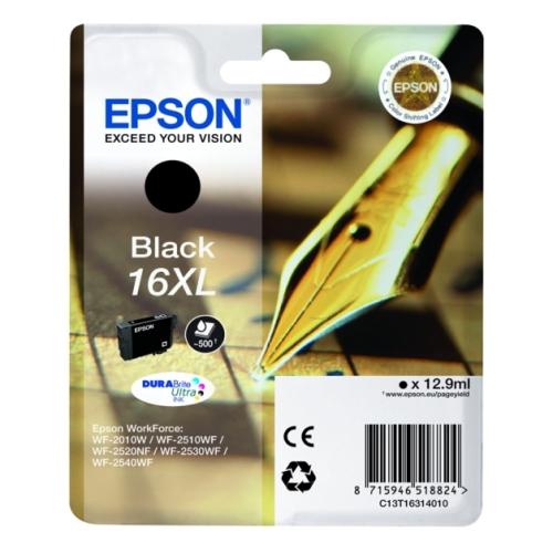 Epson spausdinimo kasetė juoda (C13T16314010 / 16XL) (high capacity)