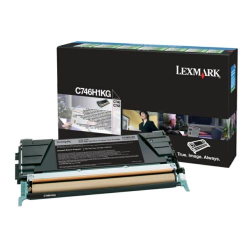 Lexmark tonerio kasetė juoda (C746H1KG / 0C746H1KG) (Grąžinimas)