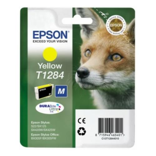 Epson spausdinimo kasetė geltona (C13T12844012 / T1284)