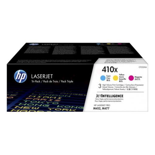 HP tonerio kasetė žydra / magenta / geltona (CF252XM / 410X) (multipack)