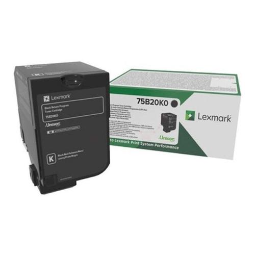 Lexmark tonerio kasetė juoda (75B20K0 / 075B20K0) (Grąžinimas)