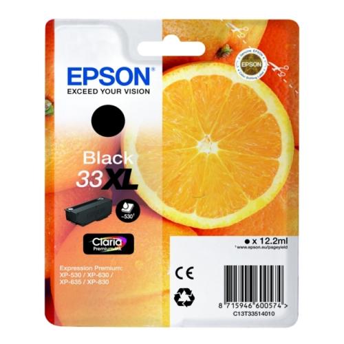 Epson spausdinimo kasetė juoda (C13T33514012 / 33XL) (high capacity)