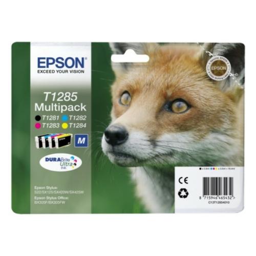 Epson spausdinimo kasetė juoda / žydra / magenta / geltona (C13T12854012 / T1285) (multipack)