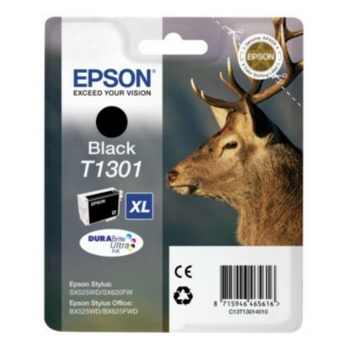 Epson spausdinimo kasetė juoda (C13T13014012 / T1301)