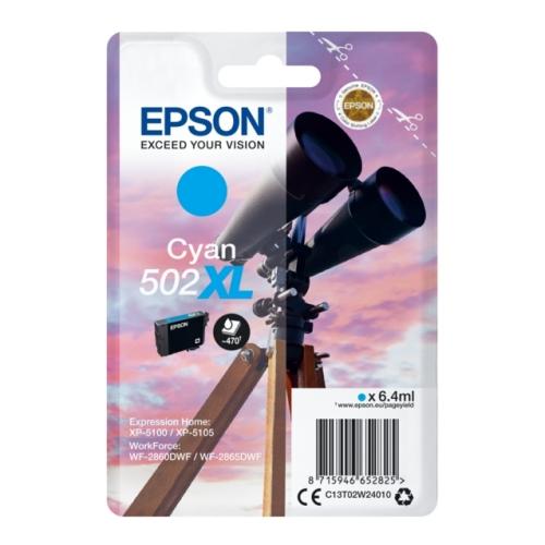 Epson spausdinimo kasetė žydra (C13T02W24010 / 502XL) (high capacity)