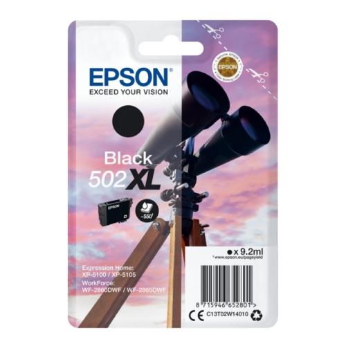 Epson spausdinimo kasetė juoda (C13T02W14010 / 502XL) (high capacity)