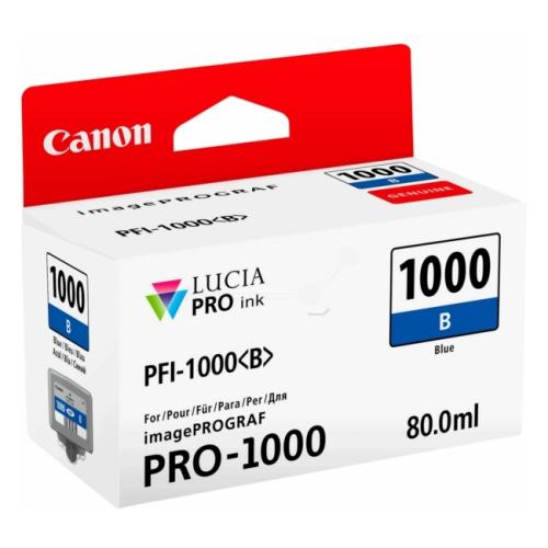 Canon spausdinimo kasetė mėlyna (0555C001 / PFI1000B)