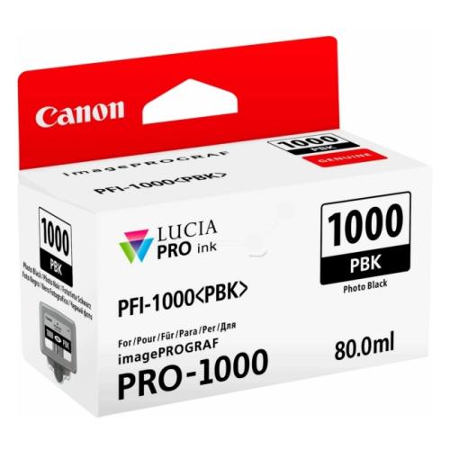 Canon spausdinimo kasetė juoda nuotrauka (0546C001 / PFI1000PBK)