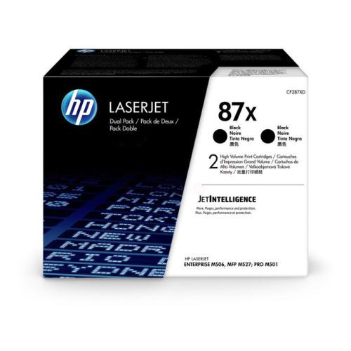 HP tonerio kasetė juoda (CF287XD / 87X) (Dviguba pakuotė, high capacity)