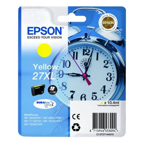 Epson spausdinimo kasetė geltona (C13T27144012 / 27XL) (high capacity)