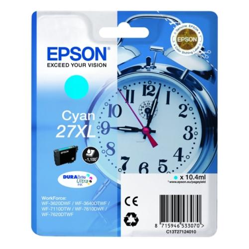 Epson spausdinimo kasetė žydra (C13T27124012 / 27XL) (high capacity)