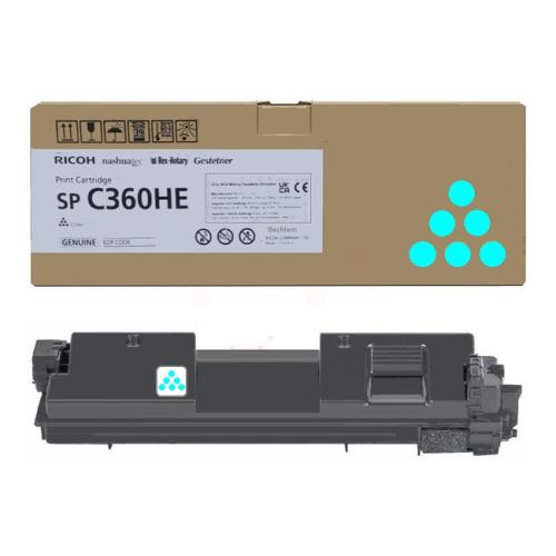 Ricoh tonerio kasetė žydra (408185 / SPC360HE) (high capacity)