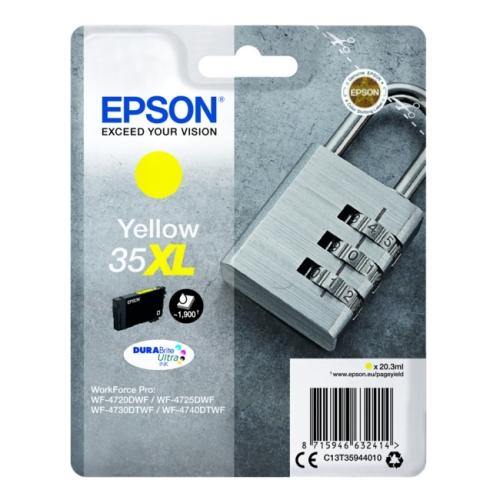 Epson spausdinimo kasetė geltona (C13T35944010 / 35XL) (high capacity)