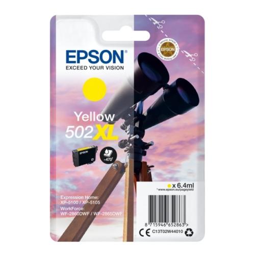 Epson spausdinimo kasetė geltona (C13T02W44010 / 502XL) (high capacity)