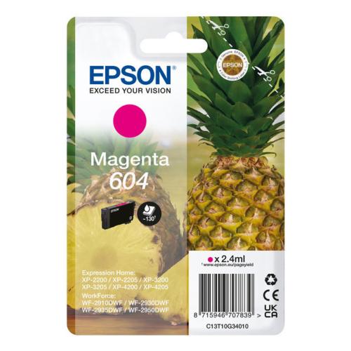 Epson spausdinimo kasetė magenta (C13T10G34010 / 604)