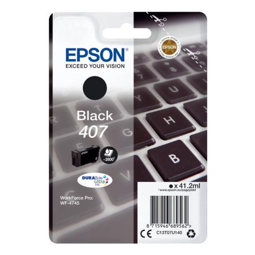 Epson spausdinimo kasetė juoda (C13T07U140 / 407)