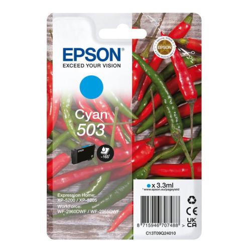 Epson spausdinimo kasetė žydra (C13T09Q24010 / 503)