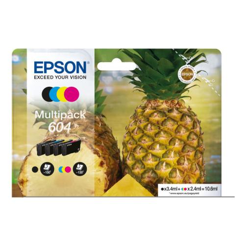 Epson spausdinimo kasetė juoda / žydra / magenta / geltona (C13T10G64010 / 604) (multipack)