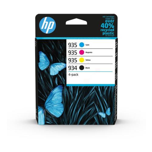 HP spausdinimo kasetė juoda / žydra / magenta / geltona (6ZC72AE / 934935) (multipack)