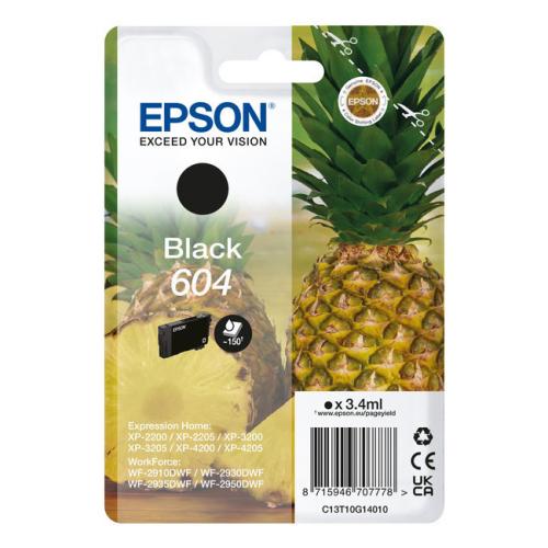 Epson spausdinimo kasetė juoda (C13T10G14010 / 604)