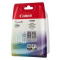 Canon spausdinimo kasetė juoda / spalva (0615B036 / PG40+CL41) (Dviguba pakuotė, multipack)