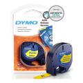 Dymo LetraTag juosta geltona (91202 / S0721620), 12mm