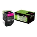 Lexmark tonerio kasetė magenta (80C2SM0 / 802SM) (Grąžinimas)