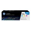 HP tonerio kasetė žydra / magenta / geltona (CF373AM / 125A) (multipack)