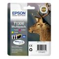 Epson spausdinimo kasetė žydra / magenta / geltona (C13T13064012 / T1306) (multipack)