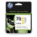 HP spausdinimo kasetė geltona (3ED79A / 712) (multipack)