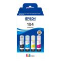 Epson spausdinimo kasetė juoda / žydra / magenta / geltona (C13T00P640 / 104) (multipack)