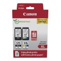 Canon spausdinimo kasetė juoda / spalva (5437C006 / PG575XL+CL576XL) (Dviguba pakuotė, multipack, high capacity)